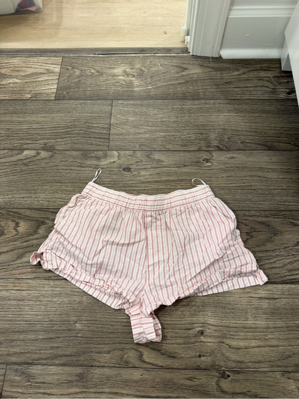 Zara Pink Striped Boxer Shorts